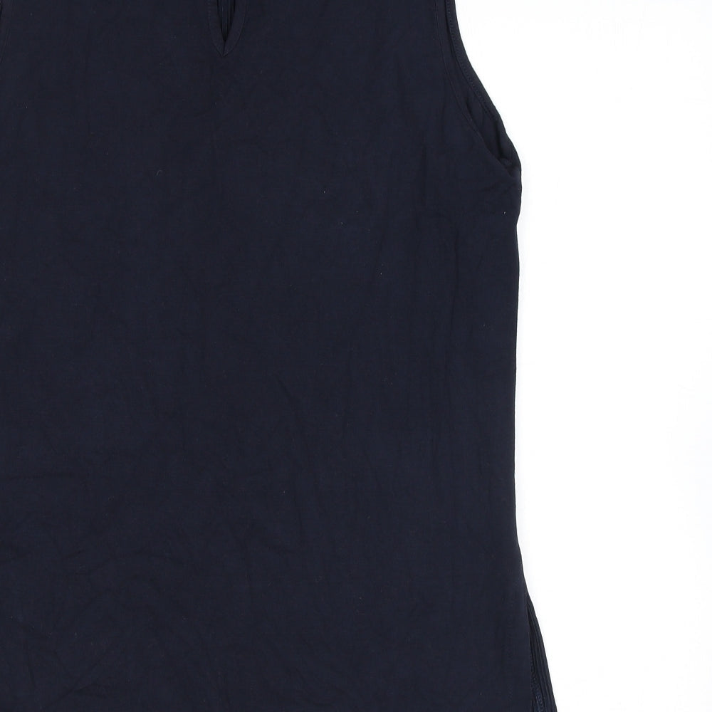 Womens UK Size 10 Marks and Spencer Blue Basic Tank