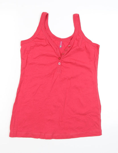 Womens UK Size M NEXT Pink Basic Tank