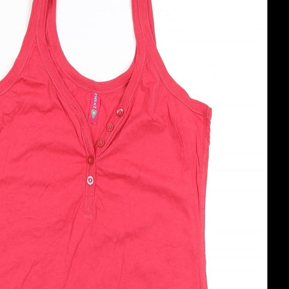 Womens UK Size M NEXT Pink Basic Tank