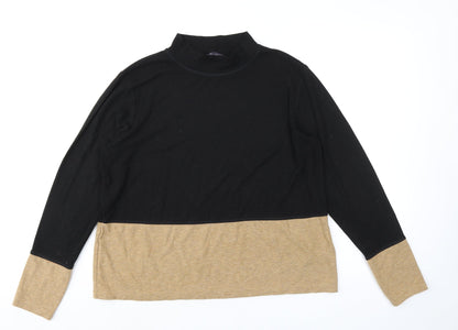 Womens UK Size 14 Marks and Spencer Black Pullover Jumper
