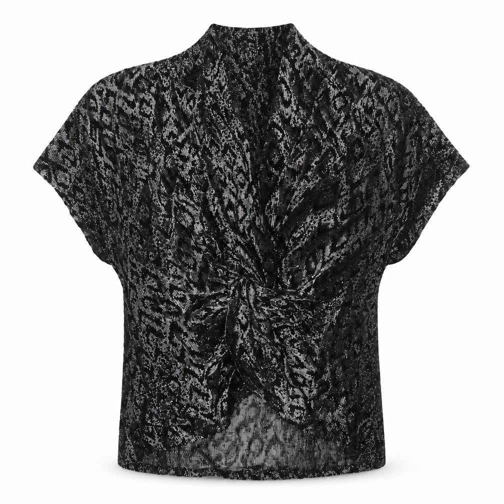 Womens UK Size 12 C&A Black Basic Blouse