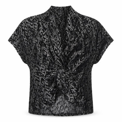 Womens UK Size 12 C&A Black Basic Blouse