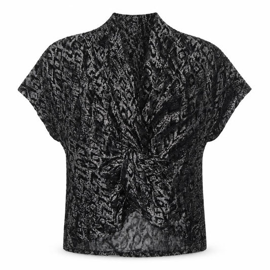 Womens UK Size 12 C&A Black Basic Blouse