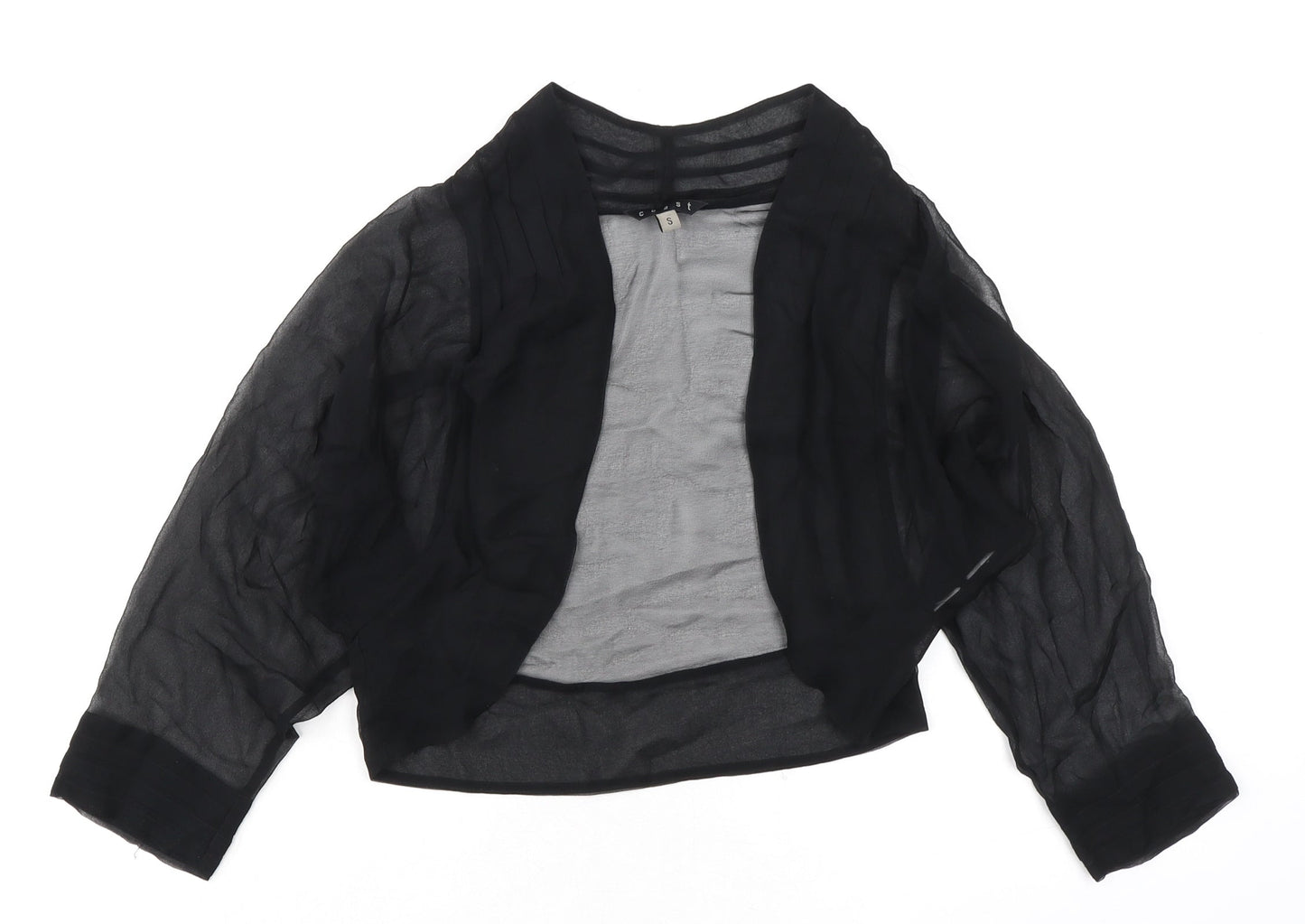 Womens UK Size S Coast Black Kimono Blouse