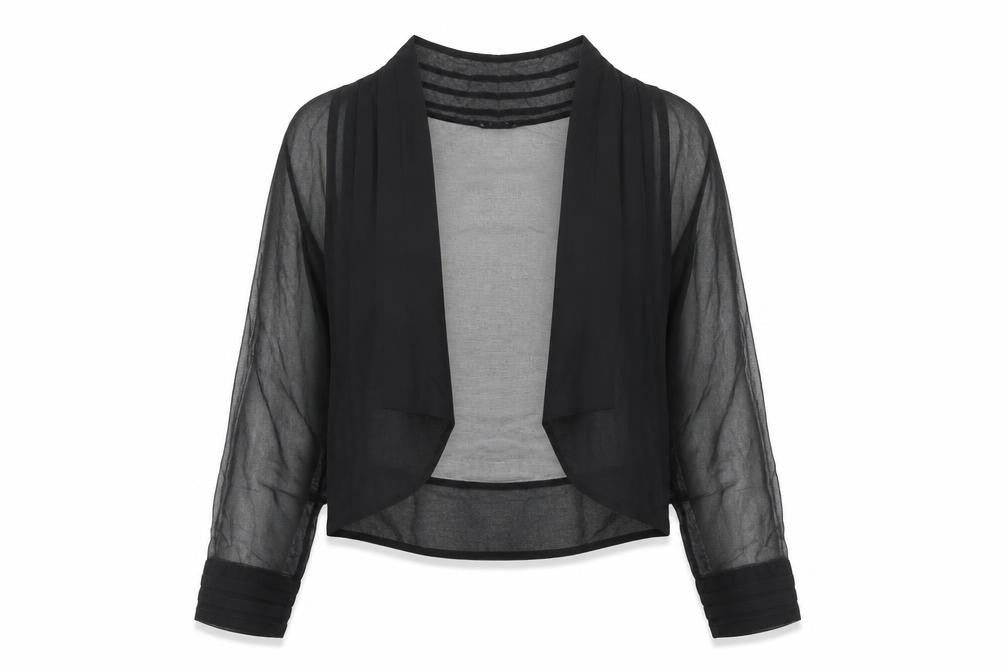 Womens UK Size S Coast Black Kimono Blouse