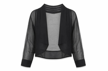 Womens UK Size S Coast Black Kimono Blouse