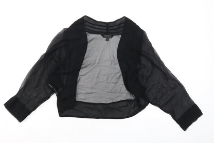 Womens UK Size S Coast Black Kimono Blouse