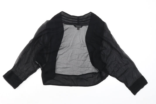 Womens UK Size S Coast Black Kimono Blouse
