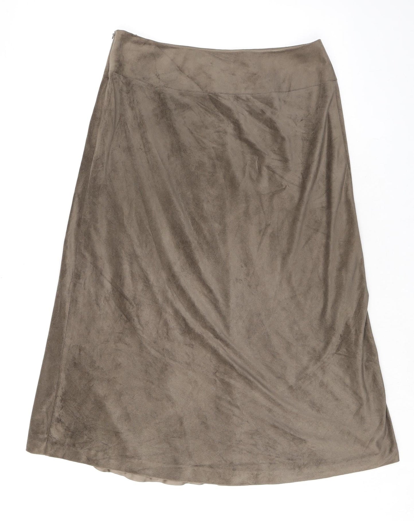 Sigrid Sport Womens Beige Polyester Maxi Skirt Size S Zip