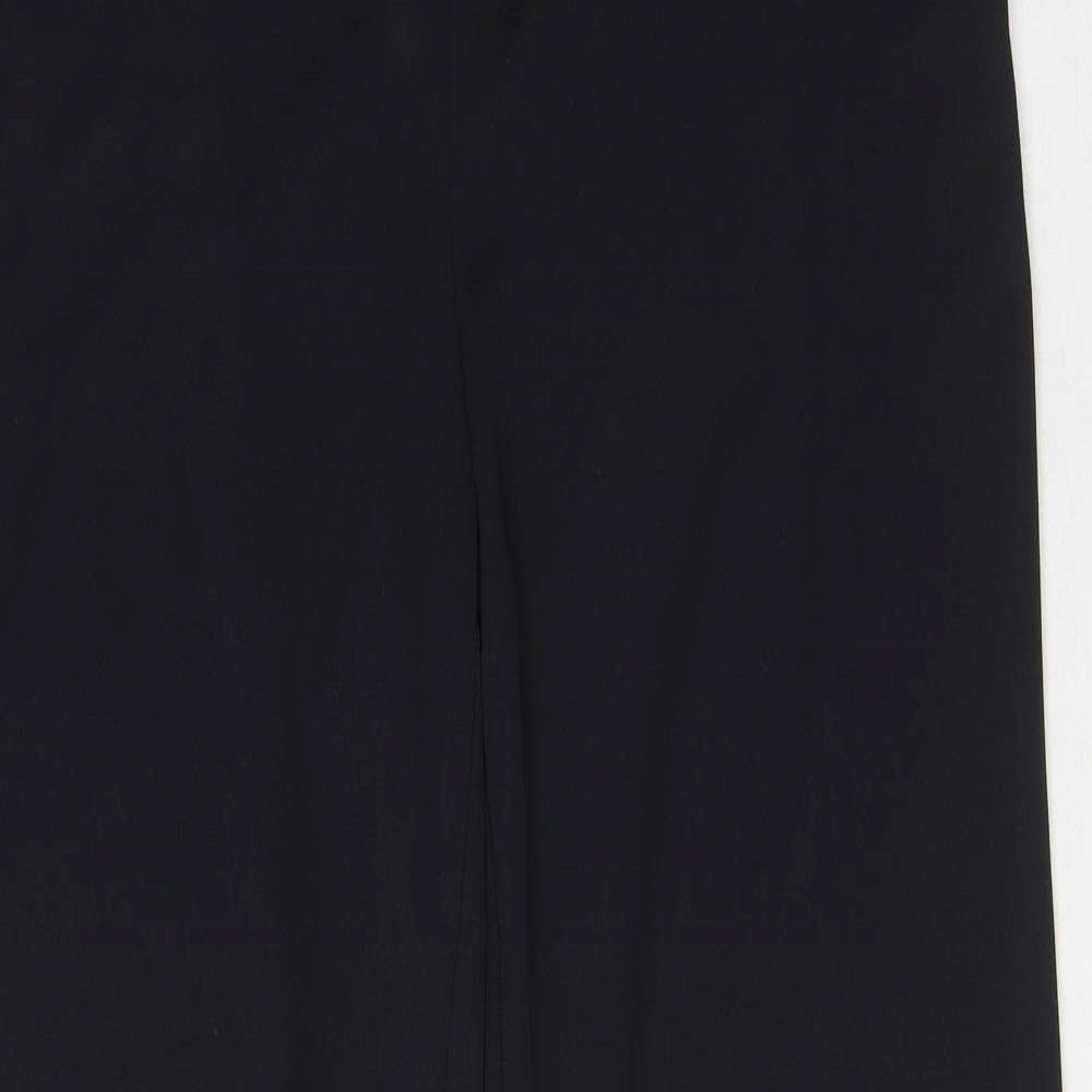 CCDK Copenhagen Womens Black Polyester Dress Pants Trousers Size 12 L32 in Regular Zip