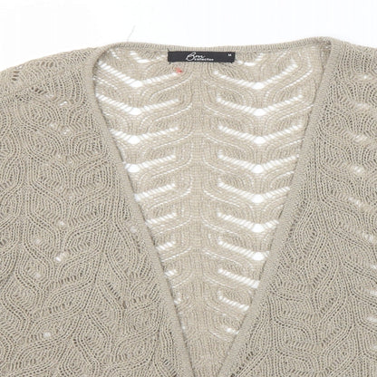 Womens UK Size M Bonmarché Beige Cardigan Jumper