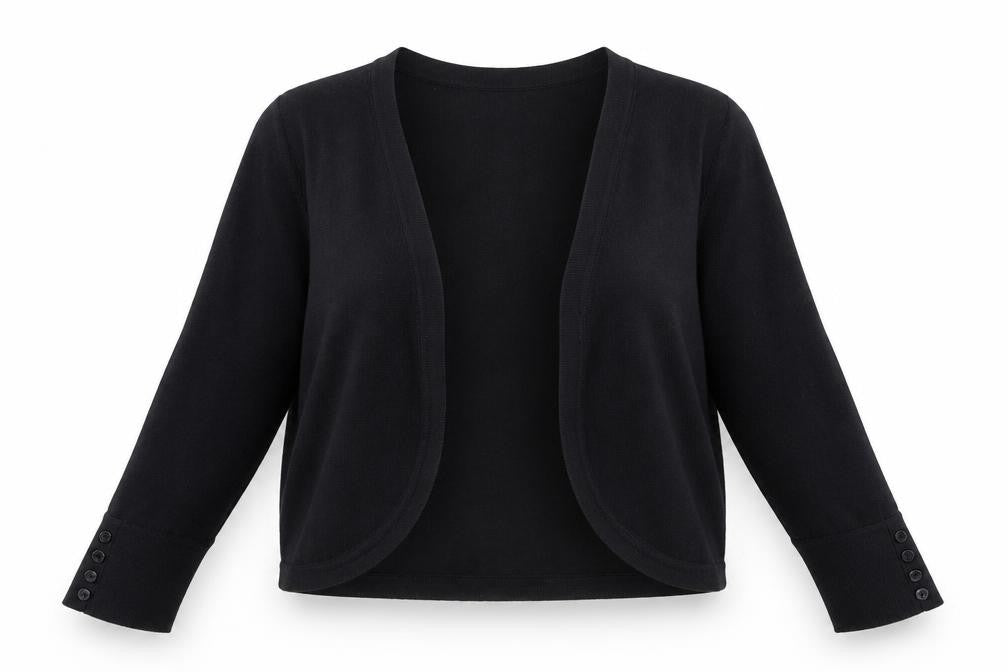Womens UK Size 12 Debenhams Black Cardigan Jumper