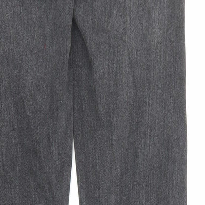 River Island Womens Grey Cotton Skinny Jeans Size 6 L27 in Regular Zip