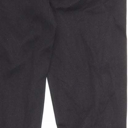 New Look Womens Black Cotton Skinny Jeans Size 10 L25 in Regular Zip