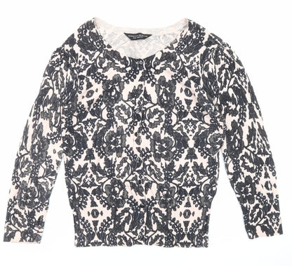 Womens UK Size 10 Dorothy Perkins Black Cardigan Jumper