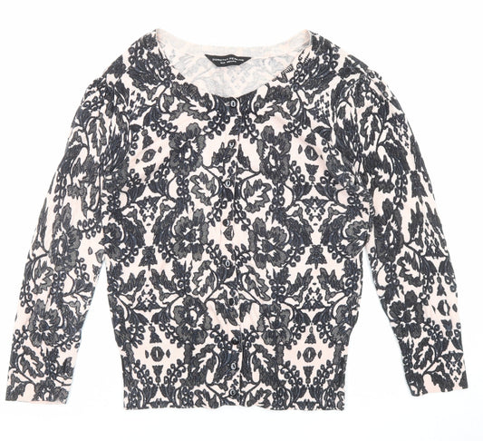 Womens UK Size 10 Dorothy Perkins Black Cardigan Jumper