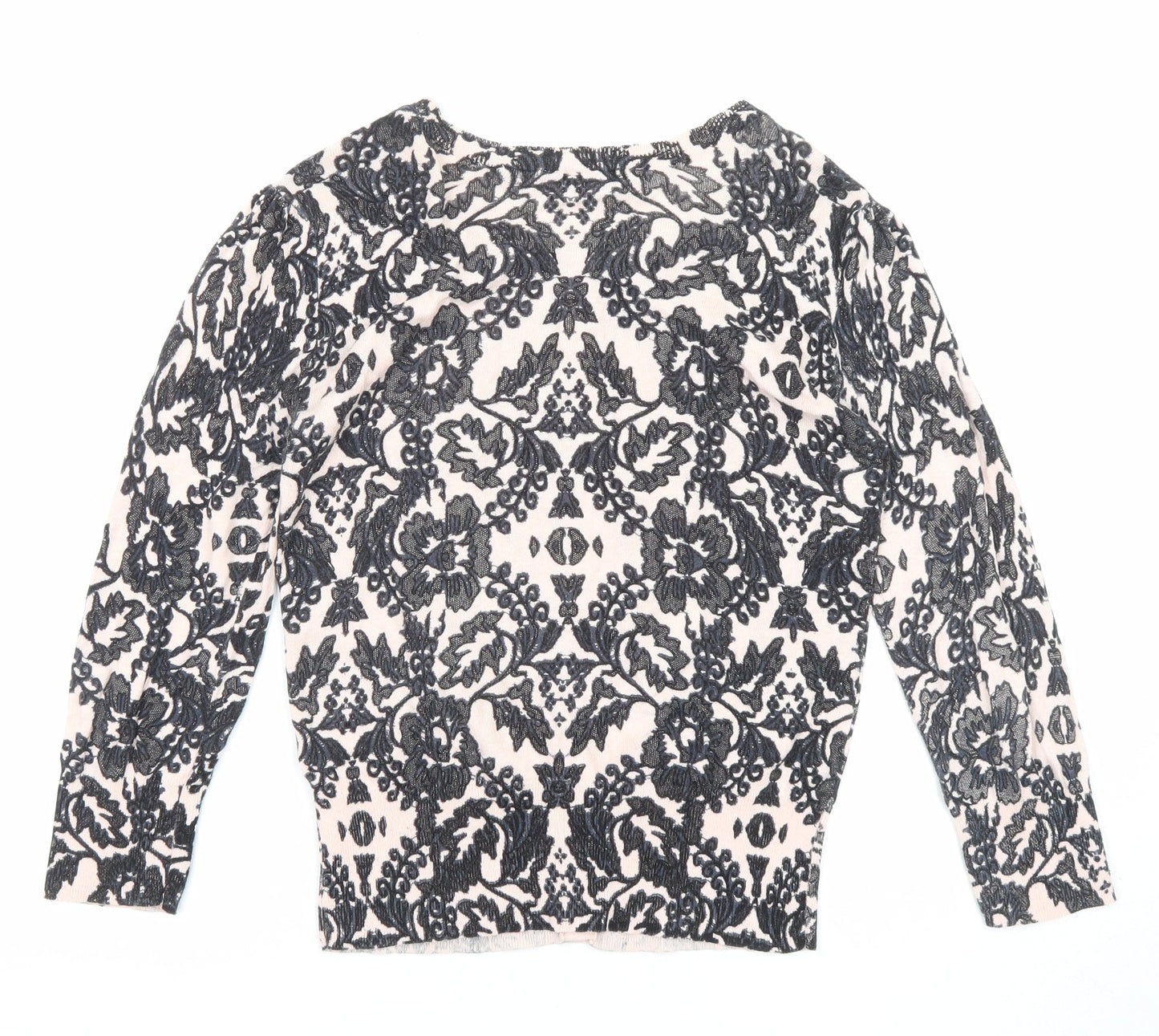 Womens UK Size 10 Dorothy Perkins Black Cardigan Jumper