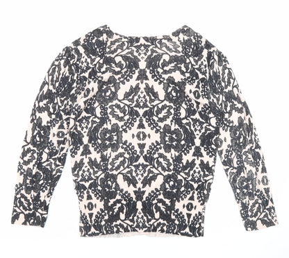 Womens UK Size 10 Dorothy Perkins Black Cardigan Jumper