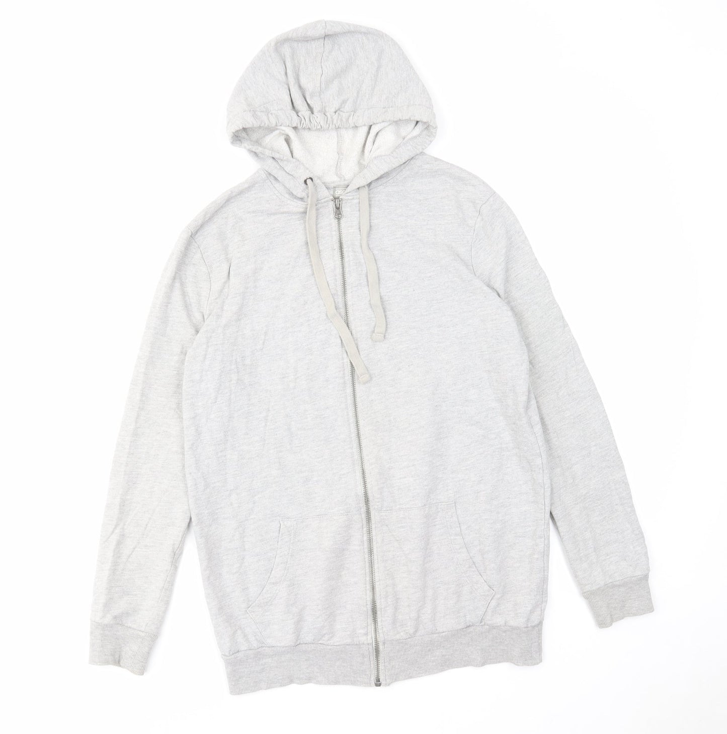 Womens UK Size 6 ASOS Grey Full Zip Hoodie