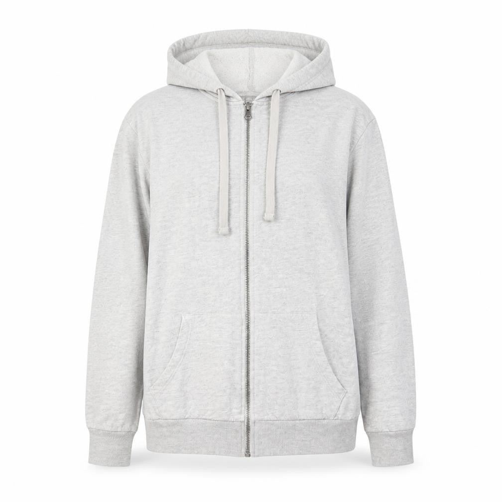 Womens UK Size 6 ASOS Grey Full Zip Hoodie