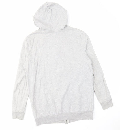 Womens UK Size 6 ASOS Grey Full Zip Hoodie