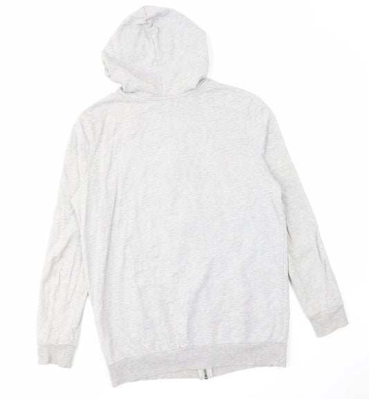 Womens UK Size 6 ASOS Grey Full Zip Hoodie