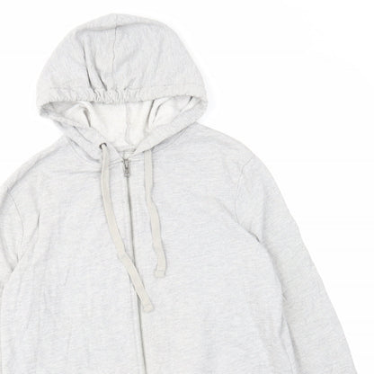 Womens UK Size 6 ASOS Grey Full Zip Hoodie