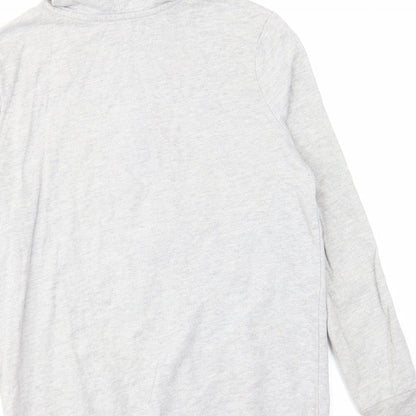 Womens UK Size 6 ASOS Grey Full Zip Hoodie