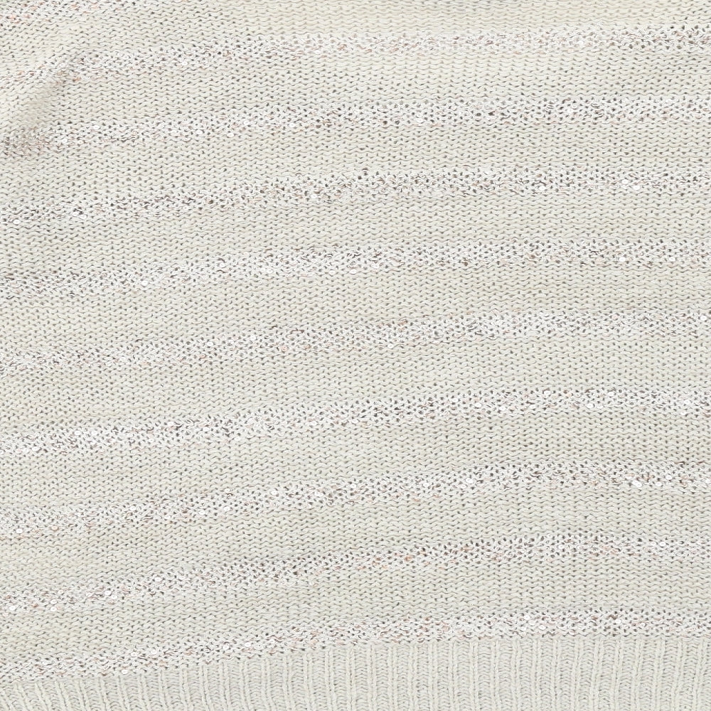 Womens UK Size M Wallis Beige Pullover Jumper