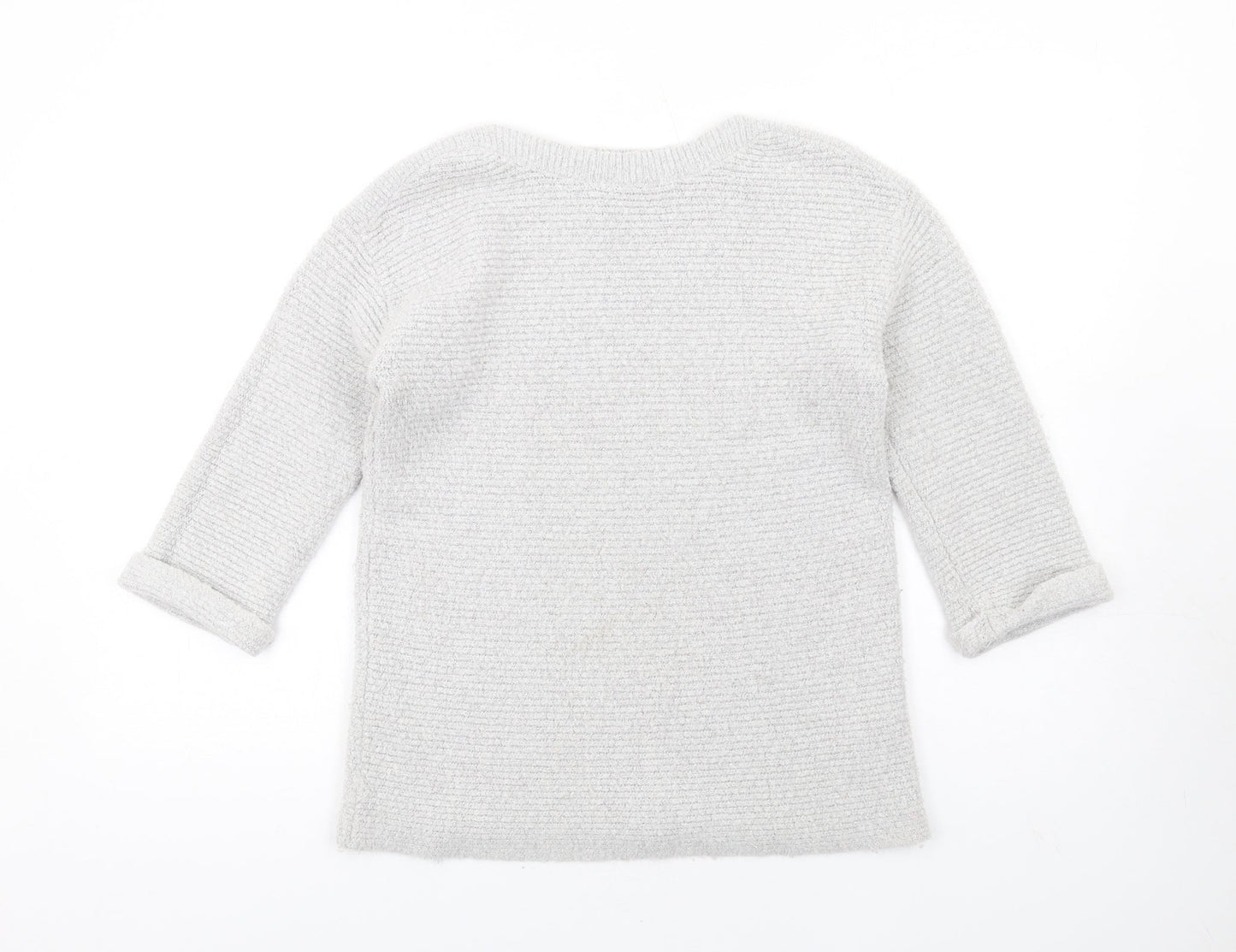 Womens UK Size S Monsoon Grey Pullover Jumper