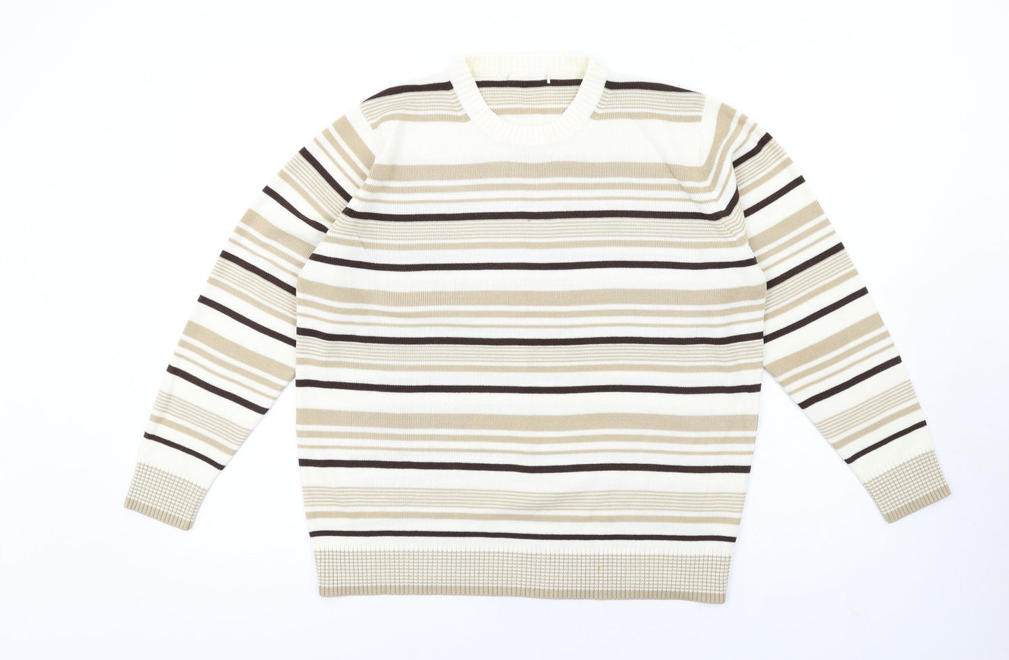 Womens UK Size 14 Berkertex Beige Pullover Jumper
