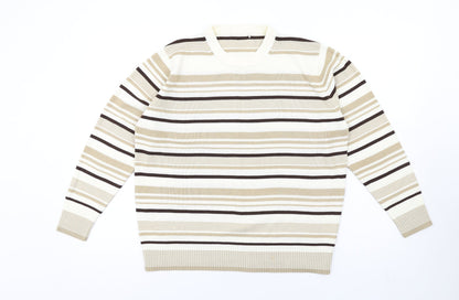 Womens UK Size 14 Berkertex Beige Pullover Jumper