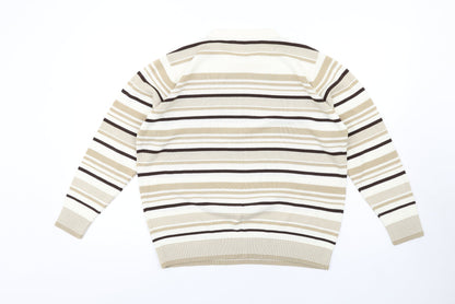 Womens UK Size 14 Berkertex Beige Pullover Jumper