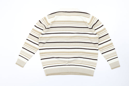Womens UK Size 14 Berkertex Beige Pullover Jumper