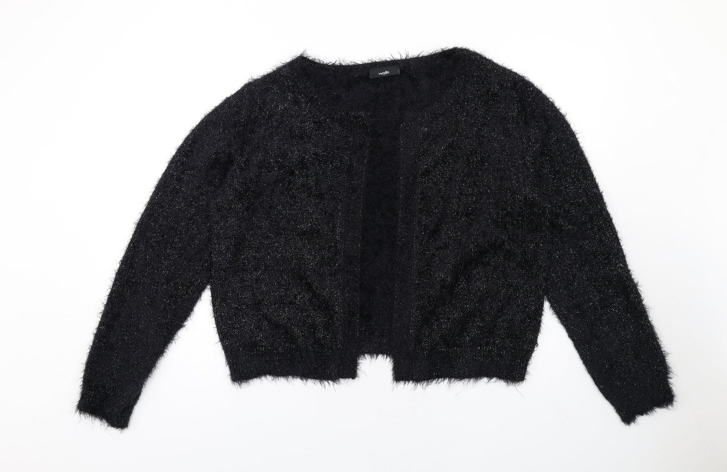 Womens UK Size L Wallis Black Cardigan Jumper