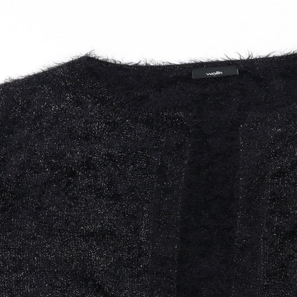 Womens UK Size L Wallis Black Cardigan Jumper