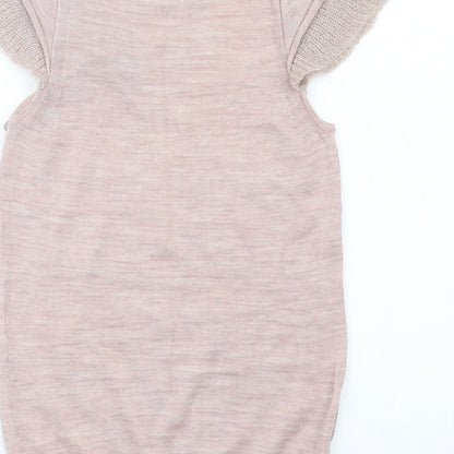 Womens UK Size M Mango Pink Pullover Jumper