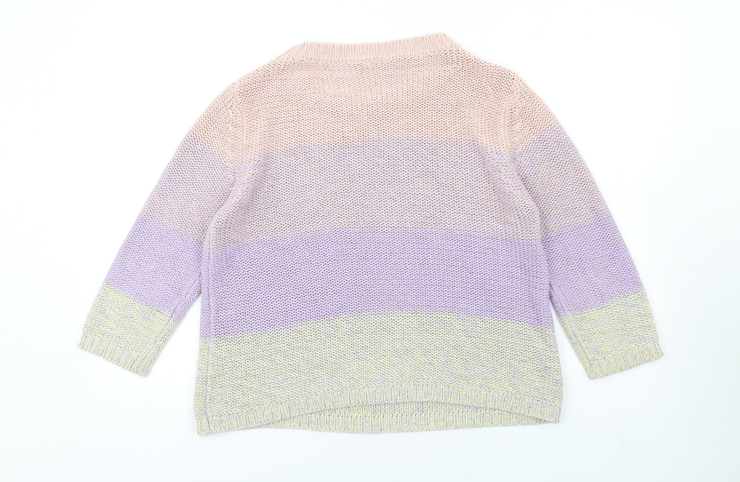 Womens UK Size 14 Intuition Multicoloured Pullover Jumper