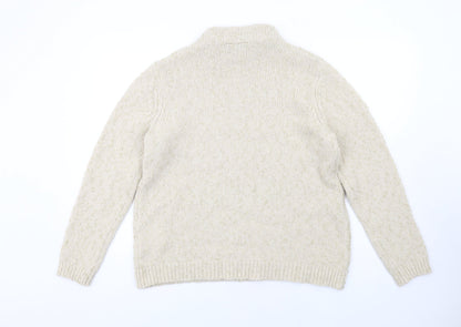 Womens UK Size M Fransa Ivory Pullover Jumper