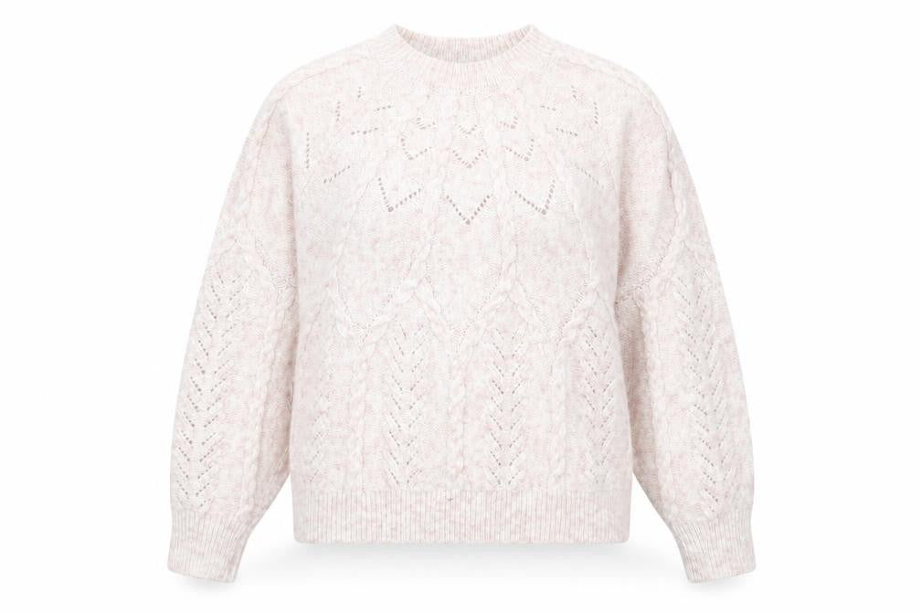 Womens UK Size M Marks and Spencer Pink Pullover Jumper