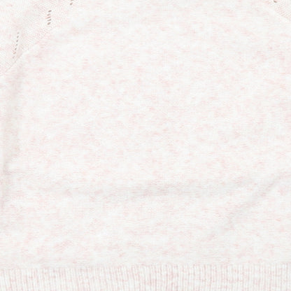 Womens UK Size M Marks and Spencer Pink Pullover Jumper