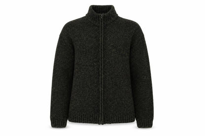 Womens UK Size M M&Co Green Full Zip Jumper
