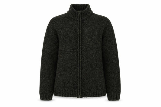 Womens UK Size M M&Co Green Full Zip Jumper