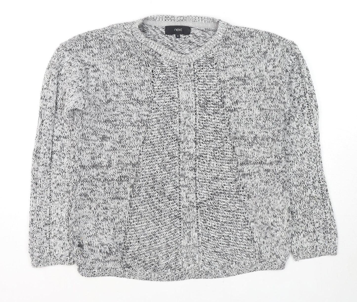 Womens UK Size 12 NEXT Grey Pullover Jumper