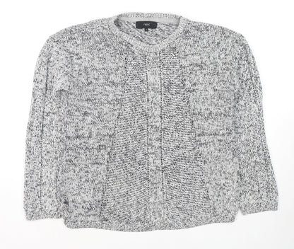 Womens UK Size 12 NEXT Grey Pullover Jumper
