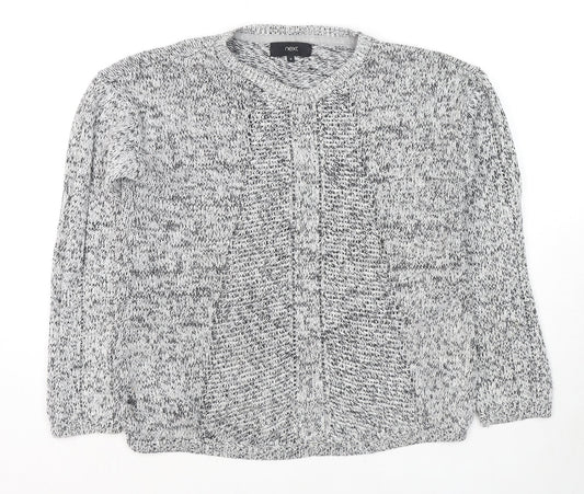 Womens UK Size 12 NEXT Grey Pullover Jumper