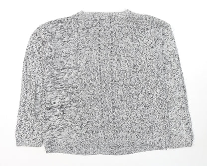 Womens UK Size 12 NEXT Grey Pullover Jumper