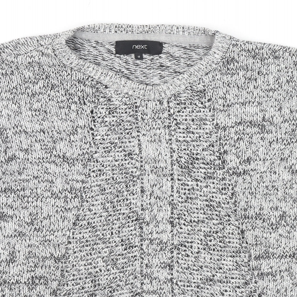 Womens UK Size 12 NEXT Grey Pullover Jumper