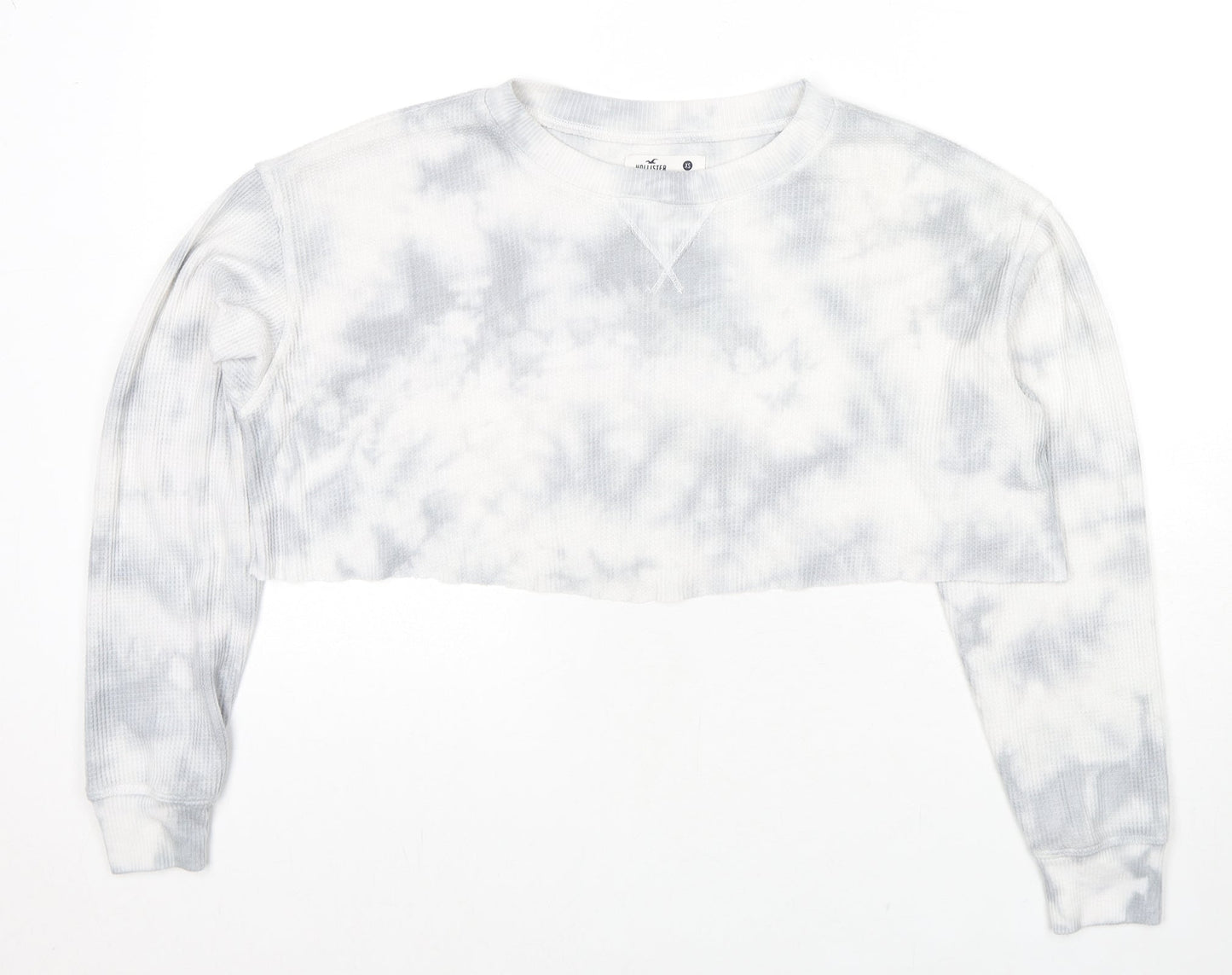 Hollister Womens Grey Cotton Pullover Sweatshirt Size XS Pullover