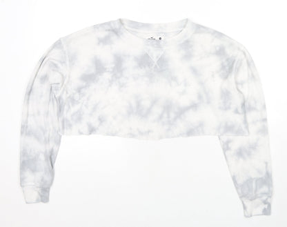 Hollister Womens Grey Cotton Pullover Sweatshirt Size XS Pullover